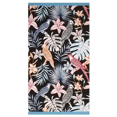Izod Paradise Bird Beach Towel In Multicolor