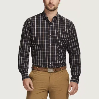 Izod Performance Comfort Mens Long Sleeve Classic Fit Stretch Fabric Button-down Shirt In Multi