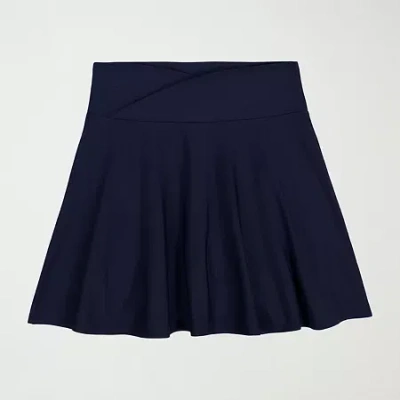 Izod Performance Little & Big Kid Girls Scooter Skirt In Blue