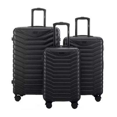 Izod Phantom 3-pc. Hardside Expandable Lightweight Luggage Set In Black