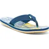 Izod Pickleball Flip Flop In Navy