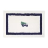 Izod Pine Bath Rug In White