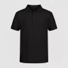 Izod Little & Big Boys Short Sleeve Wrinkle Resistant Moisture Wicking Polo Shirt In Black