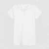 Izod Pique Little & Big Kid Girls Easy-on + Easy-off Sensory Friendly Short Sleeve Regular Fit Adaptive P In White