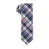 Izod Plaid Tie In Blue