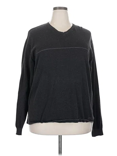 Pre-owned Izod Pullover Sweater In Black