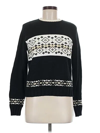 Pre-owned Izod Pullover Sweater In Black