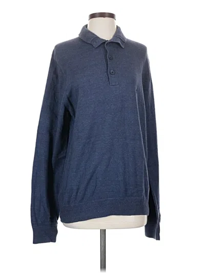 Pre-owned Izod Pullover Sweater In Blue
