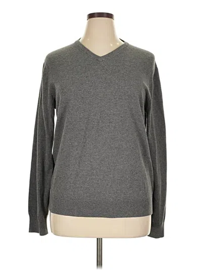 Pre-owned Izod Pullover Sweater In Gray