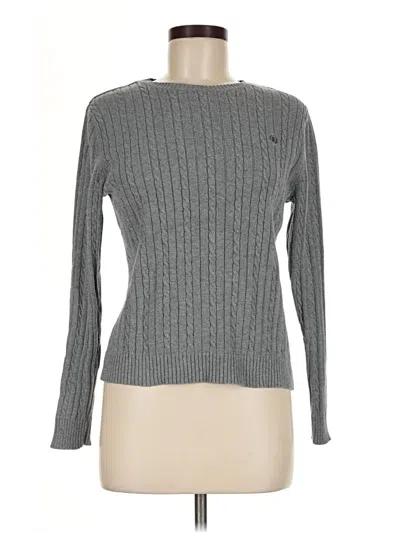 Pre-owned Izod Pullover Sweater In Gray