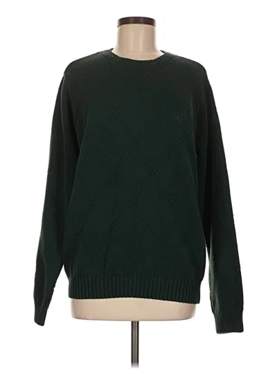Pre-owned Izod Pullover Sweater In Green