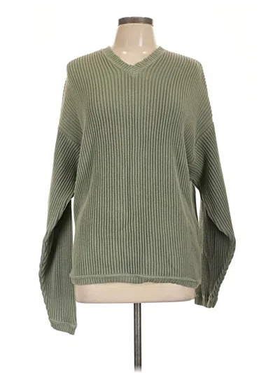 Pre-owned Izod Pullover Sweater In Green