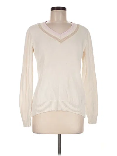 Pre-owned Izod Pullover Sweater In Ivory