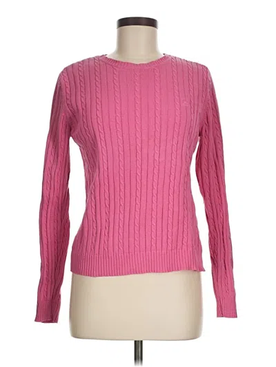 Pre-owned Izod Pullover Sweater In Pink
