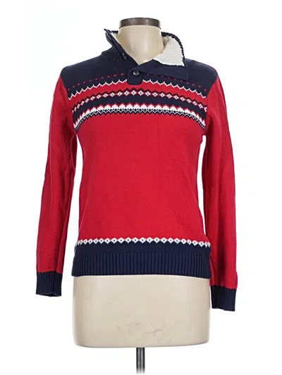 Pre-owned Izod Pullover Sweater In Red