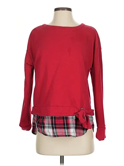 Pre-owned Izod Pullover Sweater In Red