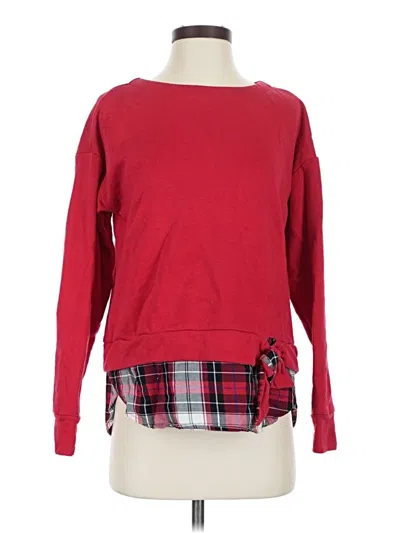 Pre-owned Izod Pullover Sweater In Red