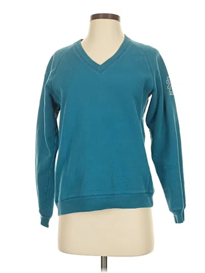 Pre-owned Izod Pullover Sweater In Teal