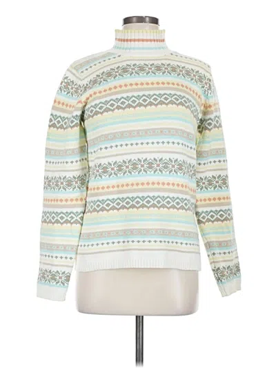 Pre-owned Izod Pullover Sweater In White