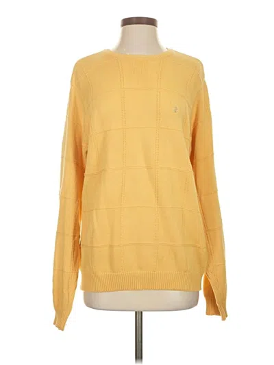 Pre-owned Izod Pullover Sweater In Yellow