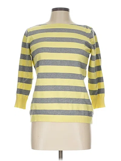 Pre-owned Izod Pullover Sweater In Yellow