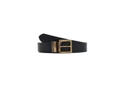 Izod Reversible Leather Belt Men's Belts Black/brown: Sm (30-32)