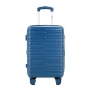 Izod Romeo 20 Inch Hardside Lightweight Carry-on Spinner Luggage In Blue