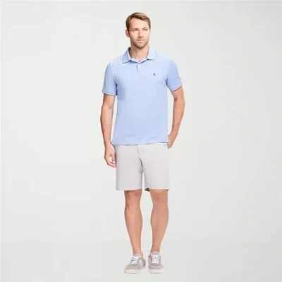 Izod Saltwater Mens 9 1/2" Stretch Fabric Chino Short In Gray