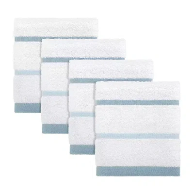 Izod Sandbar 4-pc. Washcloth In Blue