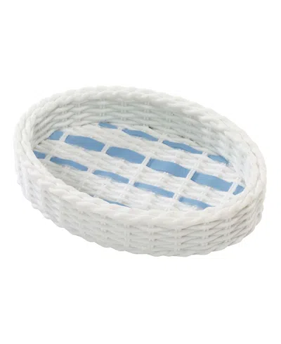 Izod Savannah 3.88" Decorative Soap Dish In Blue