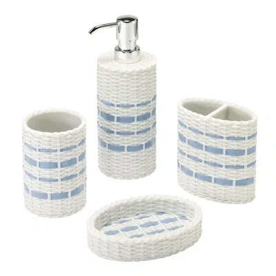 Izod Savannah 4-piece Bath Accessory Set