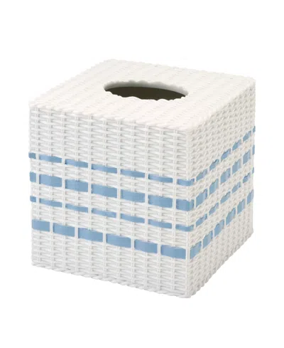 Izod Savannah Tissue Box Cover In Blue