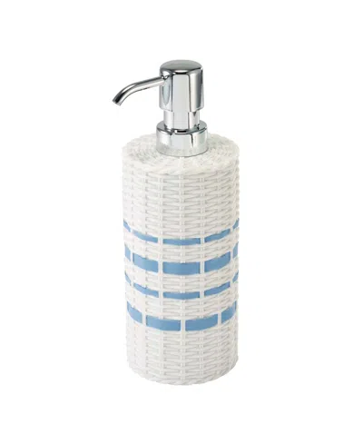 Izod Savannah 8.25" Decorative Soap And Lotion Dispenser In Blue