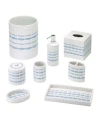 Izod Savannah Decorative Bath Accessory Set In White