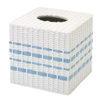 Izod Savannah Tissue Box Cover In Blue