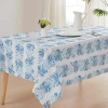 Izod Seagrass Stripe Tablecloth In Blue