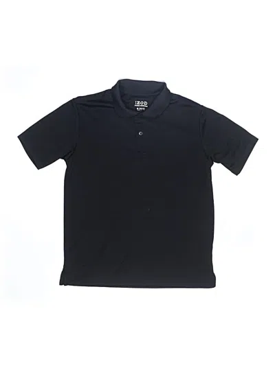 Pre-owned Izod Kids' Short Sleeve Polo Shirt In Black