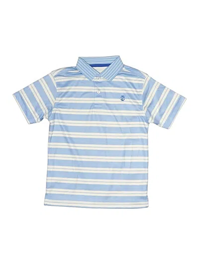 Pre-owned Izod Kids' Short Sleeve Polo Shirt In Blue