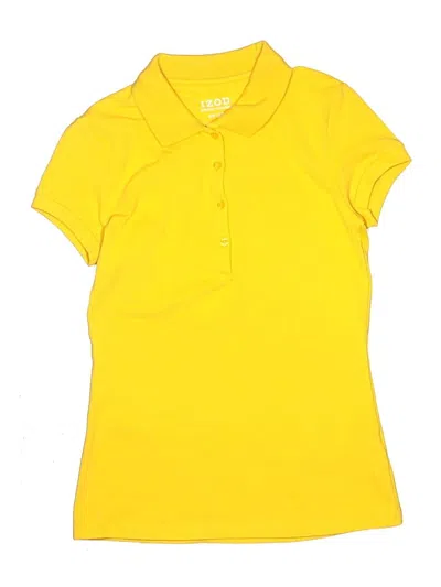 Pre-owned Izod Kids' Short Sleeve Polo Shirt In Yellow