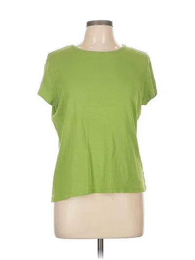 Pre-owned Izod Short Sleeve T-shirt In Green