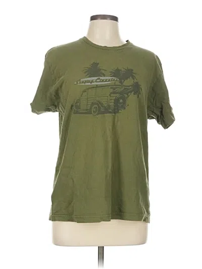 Pre-owned Izod Short Sleeve T-shirt In Green