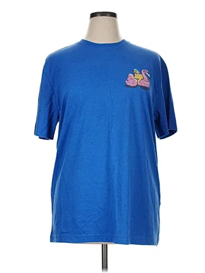 Pre-owned Izod Short Sleeve T-shirt In Blue