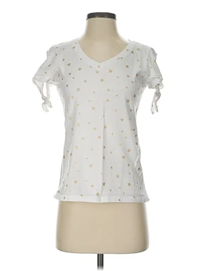Pre-owned Izod Short Sleeve T-shirt In Ivory