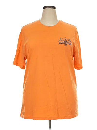 Pre-owned Izod Short Sleeve T-shirt In Orange
