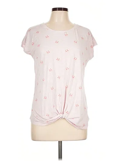 Pre-owned Izod Short Sleeve T-shirt In Pink