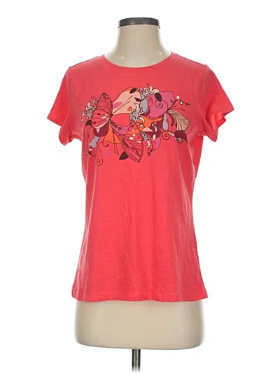 Pre-owned Izod Short Sleeve T-shirt In Red