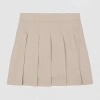 Izod Skort Little & Big Kid Girls Stretch Fabric Scooter Skirt In Neutral