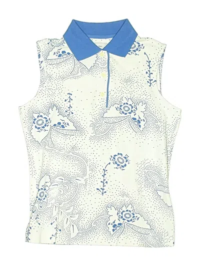 Pre-owned Izod Kids' Sleeveless Blouse In Blue