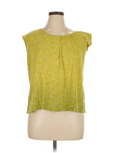 Pre-owned Izod Sleeveless Blouse In Green
