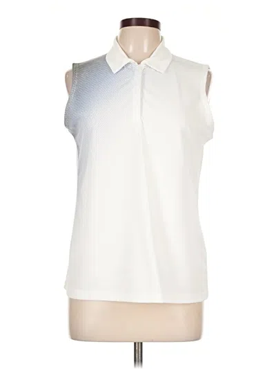 Pre-owned Izod Sleeveless T-shirt In Ivory